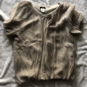 Silvery gray sweater